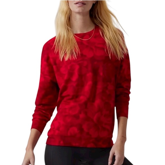 Athleta Sweaters - ATHLETA Chakra Floral Balance Sweatshirt
